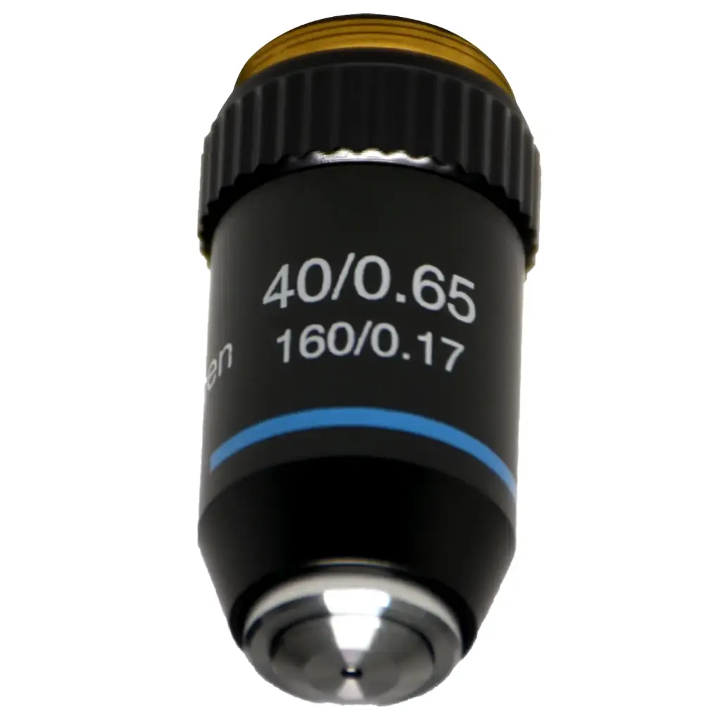 Objetivo acromático 40x