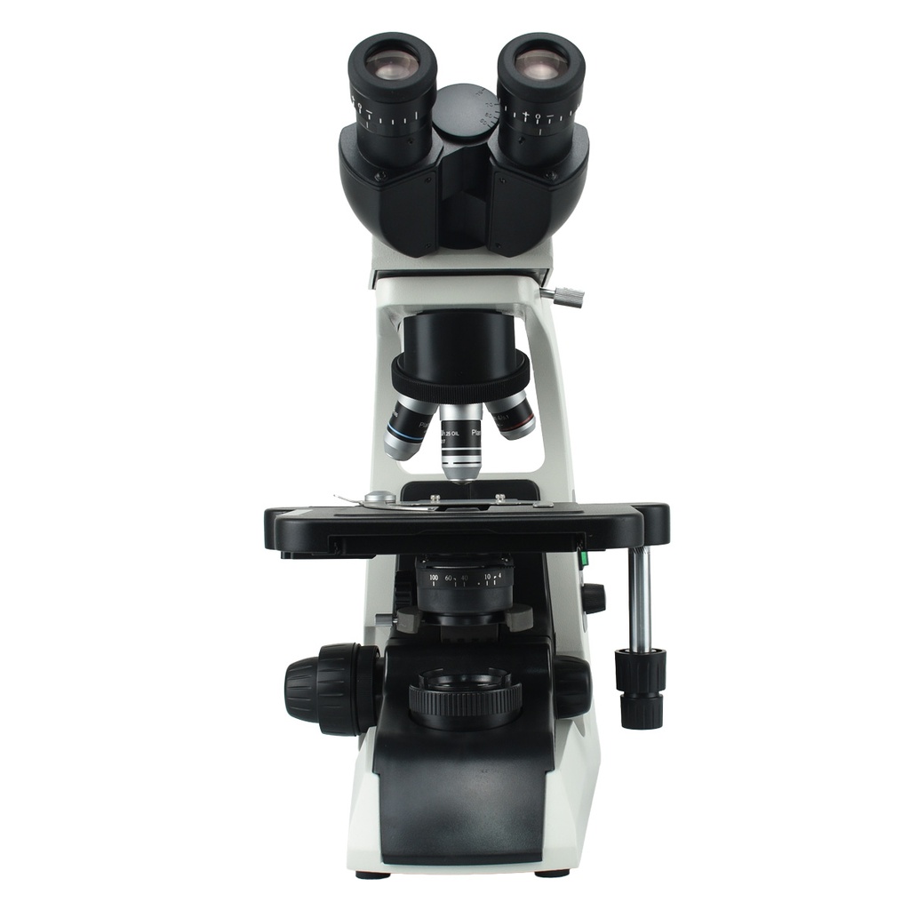 Microscopio biológico trinocular