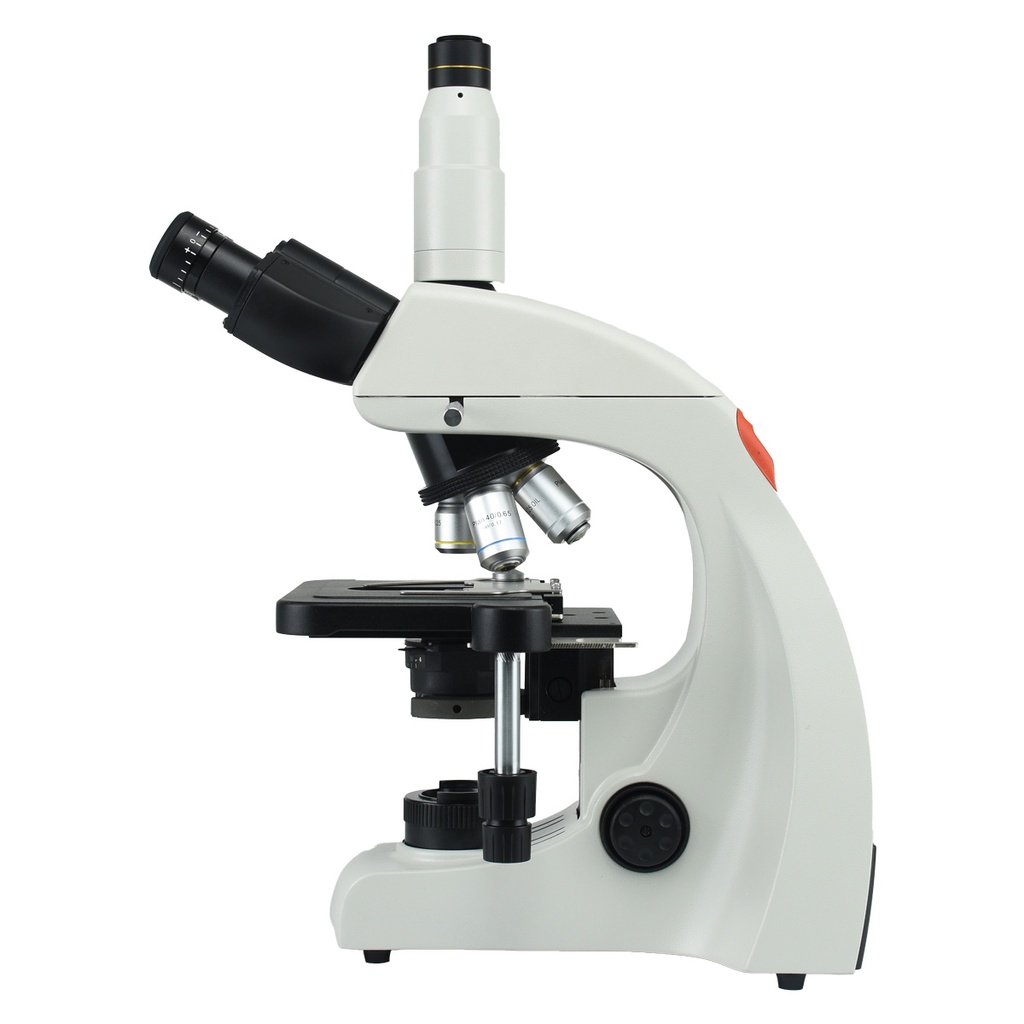 Microscopio biológico trinocular