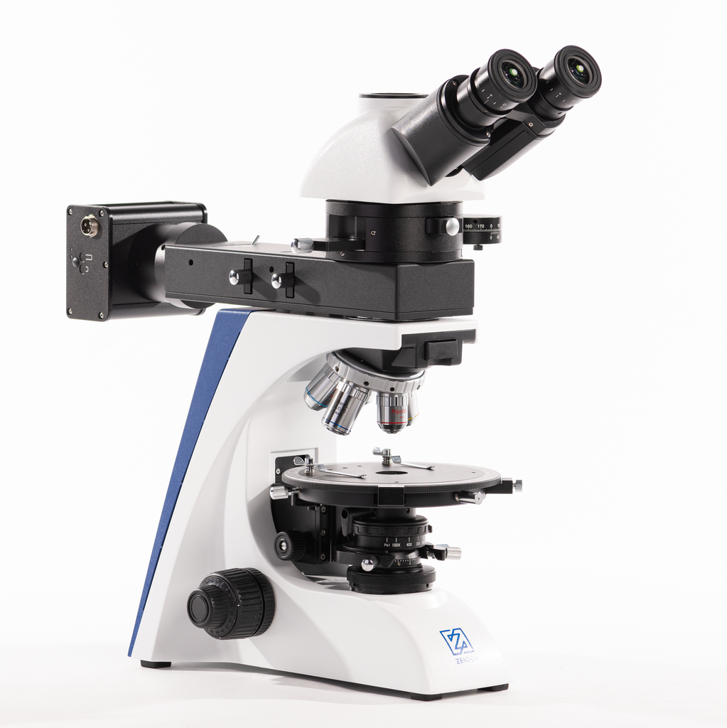 Microscopio petrografico binocular