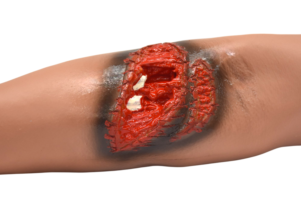 Brazo para entrenamiento de sangrado