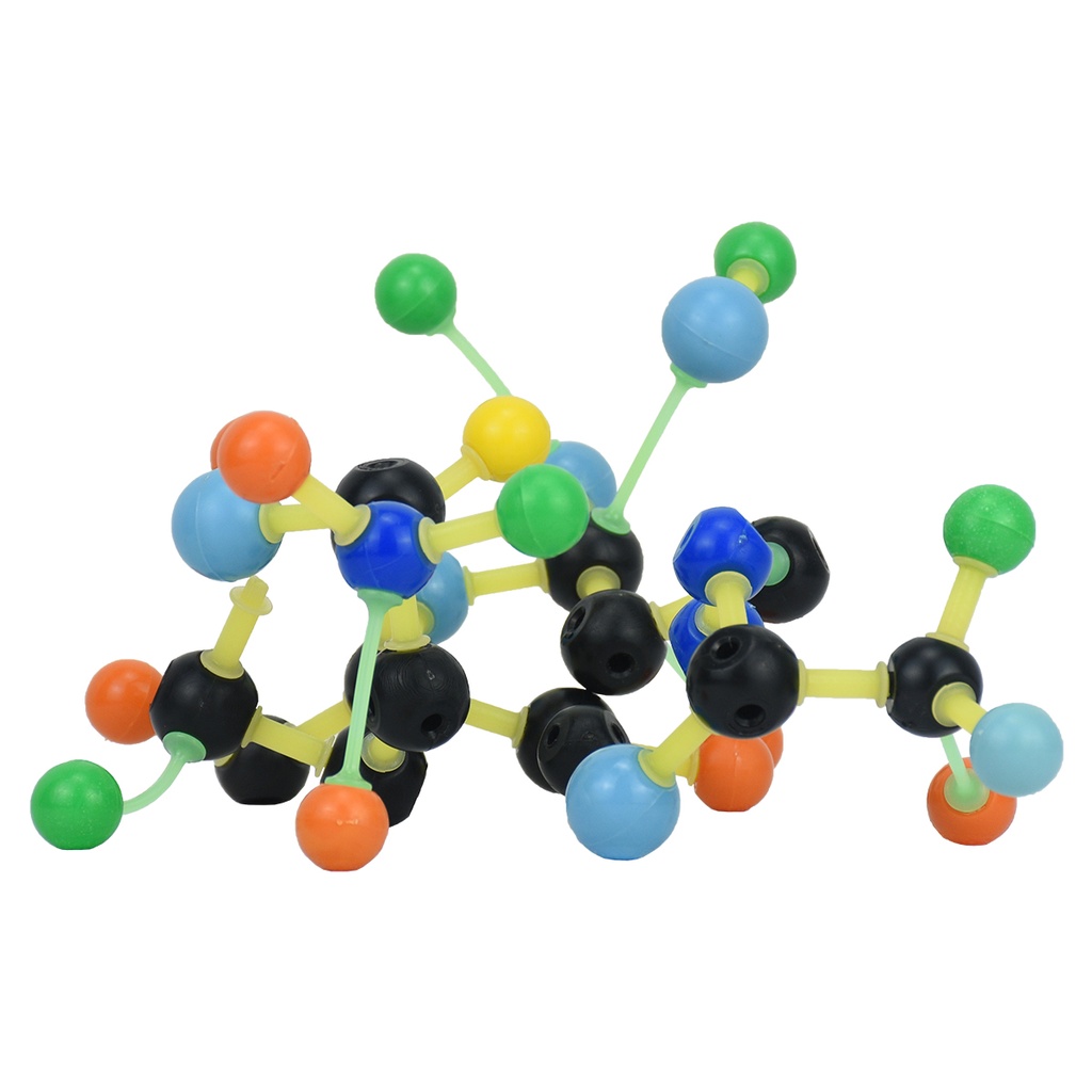 Modelo de estructura molecular de forma esférica