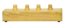 Caja de resonancia con 4 diapasones de distancia frecuencia