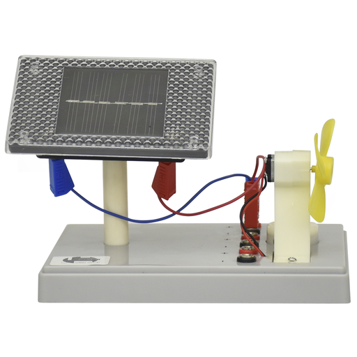 Experimento para demostrar conversión de energía solar a energía eléctrica