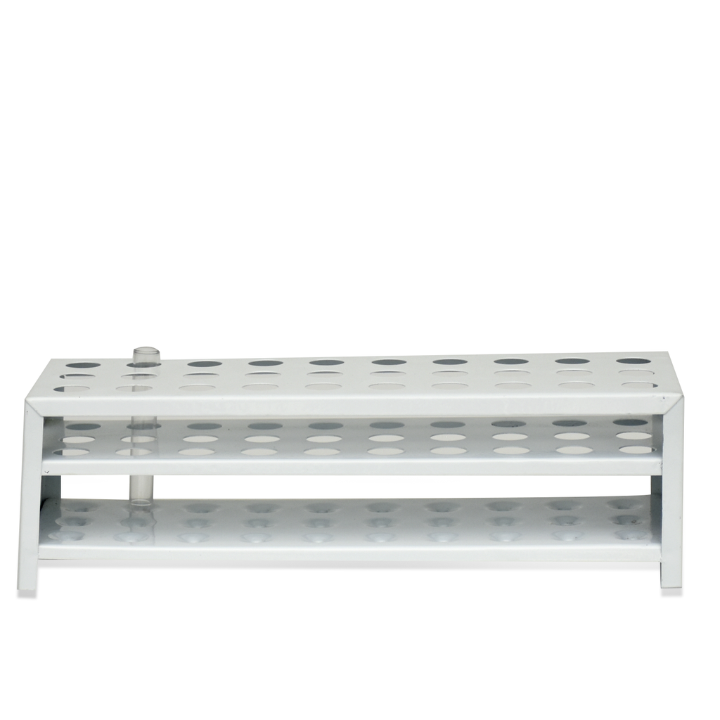 Gradilla de aluminio para 30 tubos