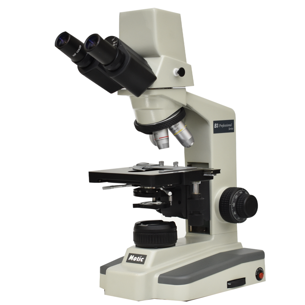 Microscopio binocular profesional digital