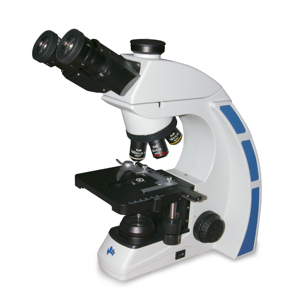 Microscopio triocular biologico tipo c
