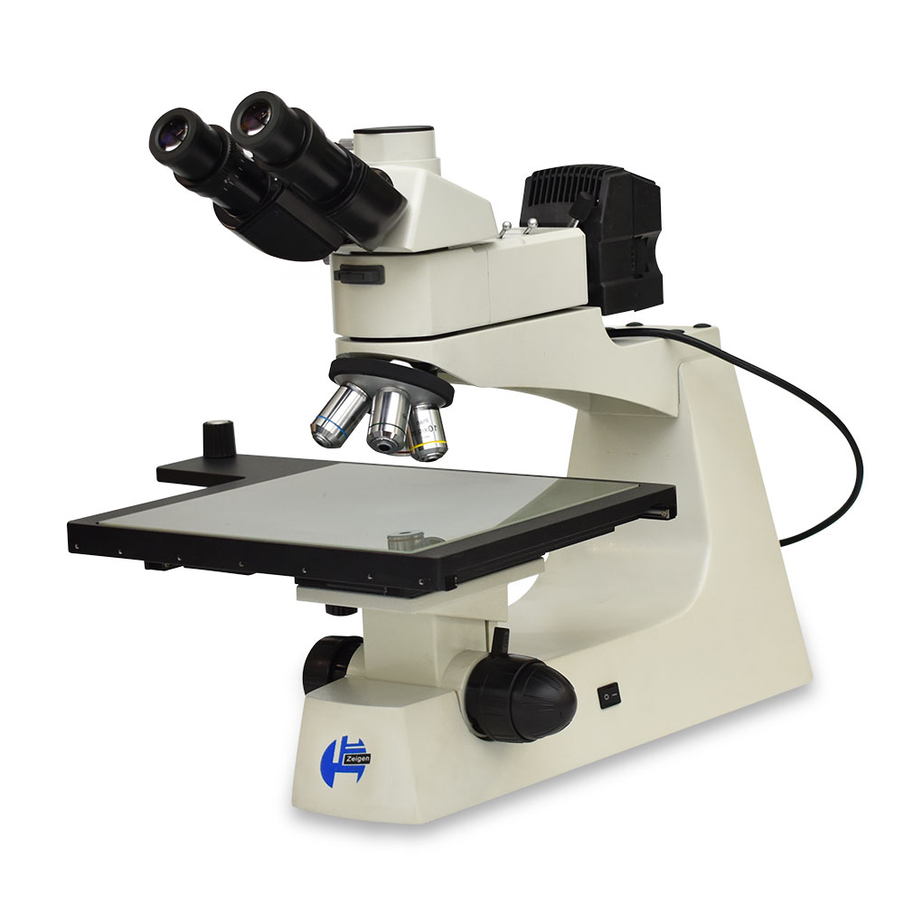 Microscopio biológico de inspección industrial