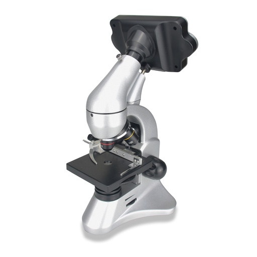 Microscopio biológico monocular pantalla 3.5", 2.0 MP.