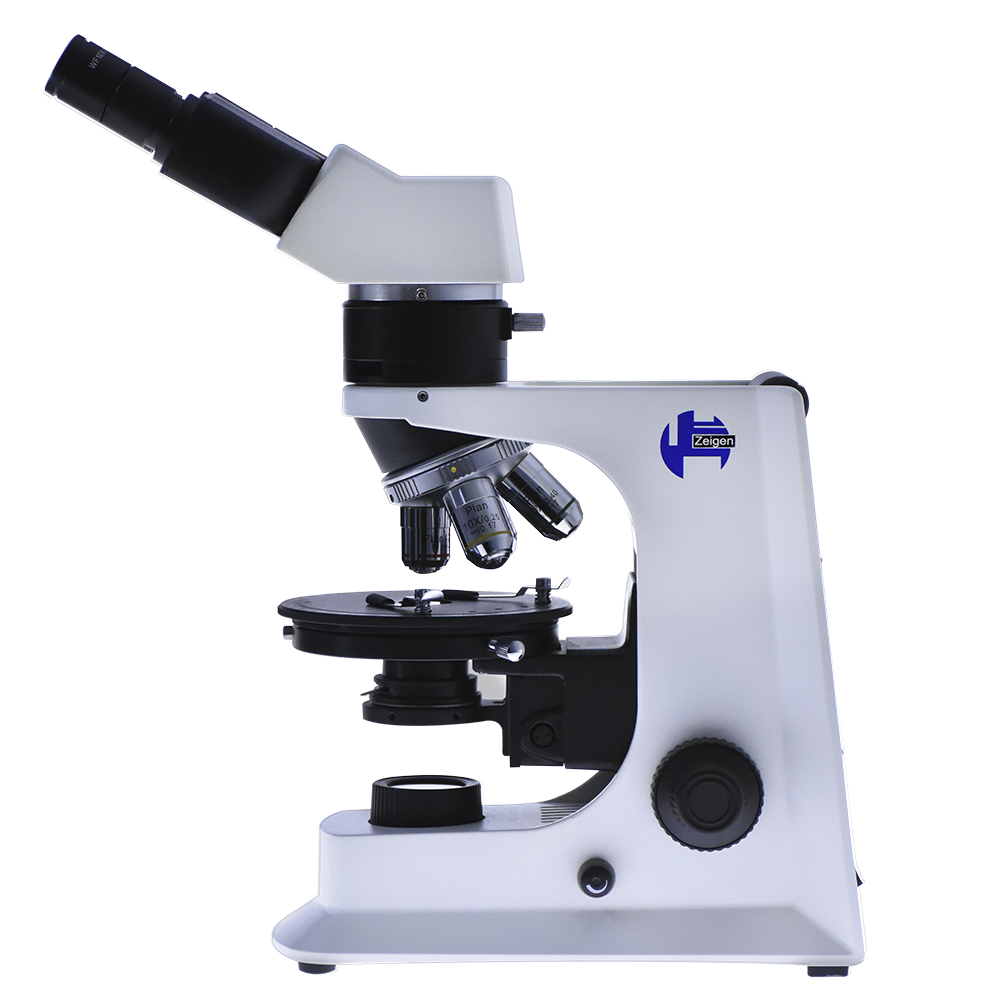 Microscopio petrográfico binocular