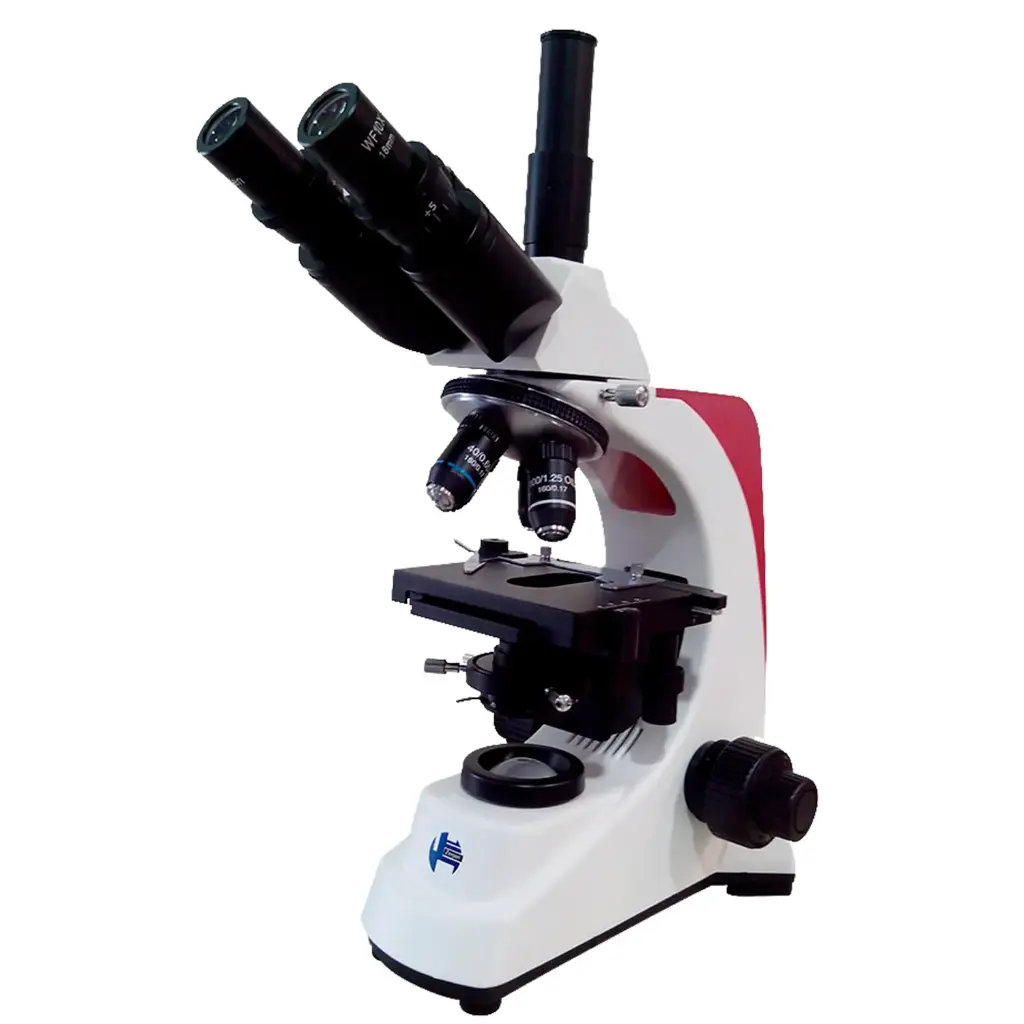 Microscopio triocular biologico