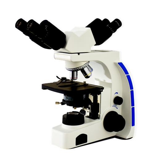 Microscopio biológico doble cabezal