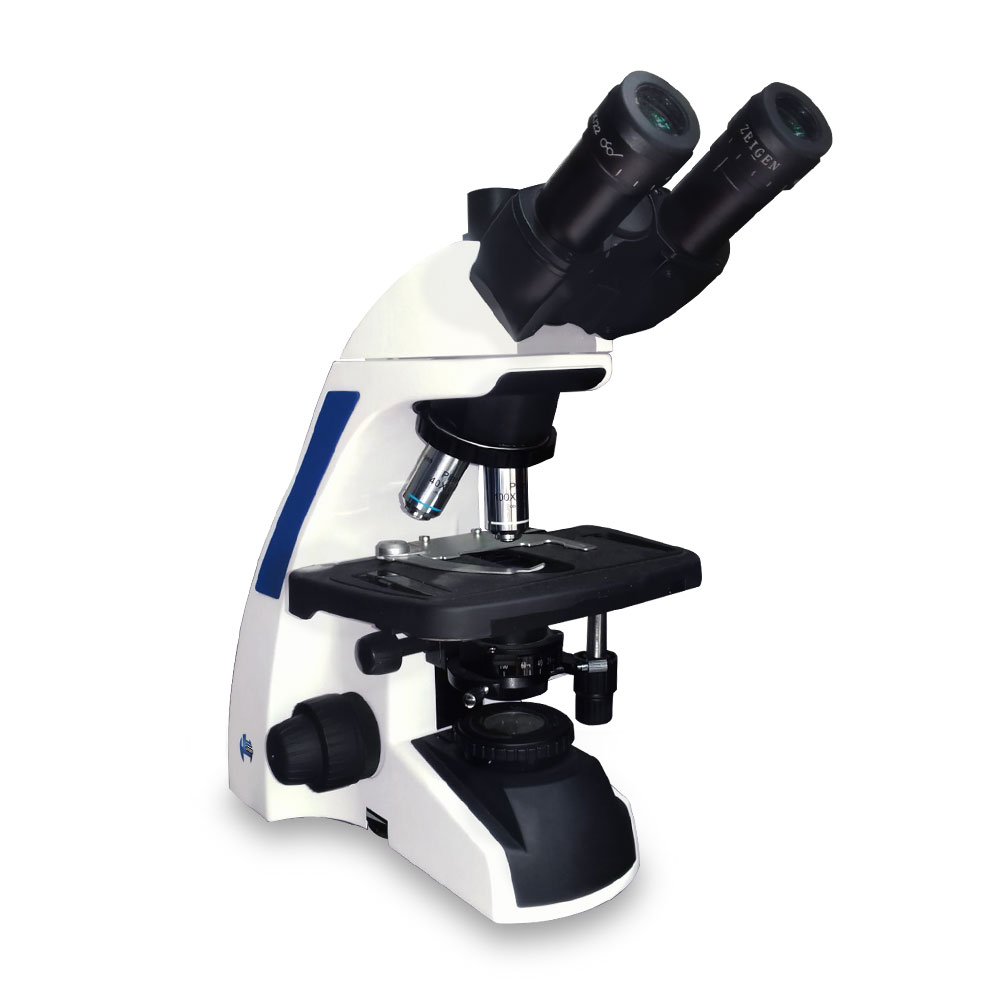 Microscopio biológico trinocular