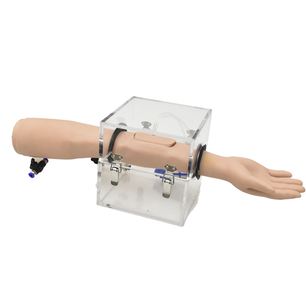 Brazo para vendaje y sistema hemostático