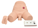 Simulador electrónico para entrenamiento de cateterismo y enema bisexual