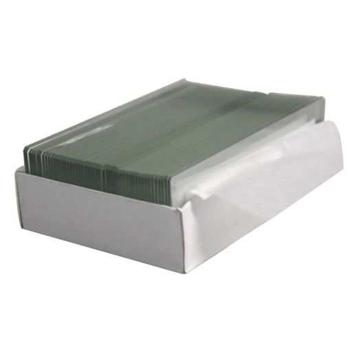 Laminillas de vidrio simple caja c/50pz