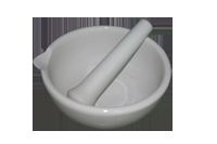 Mortero de porcelana de 30 ml/60 mm