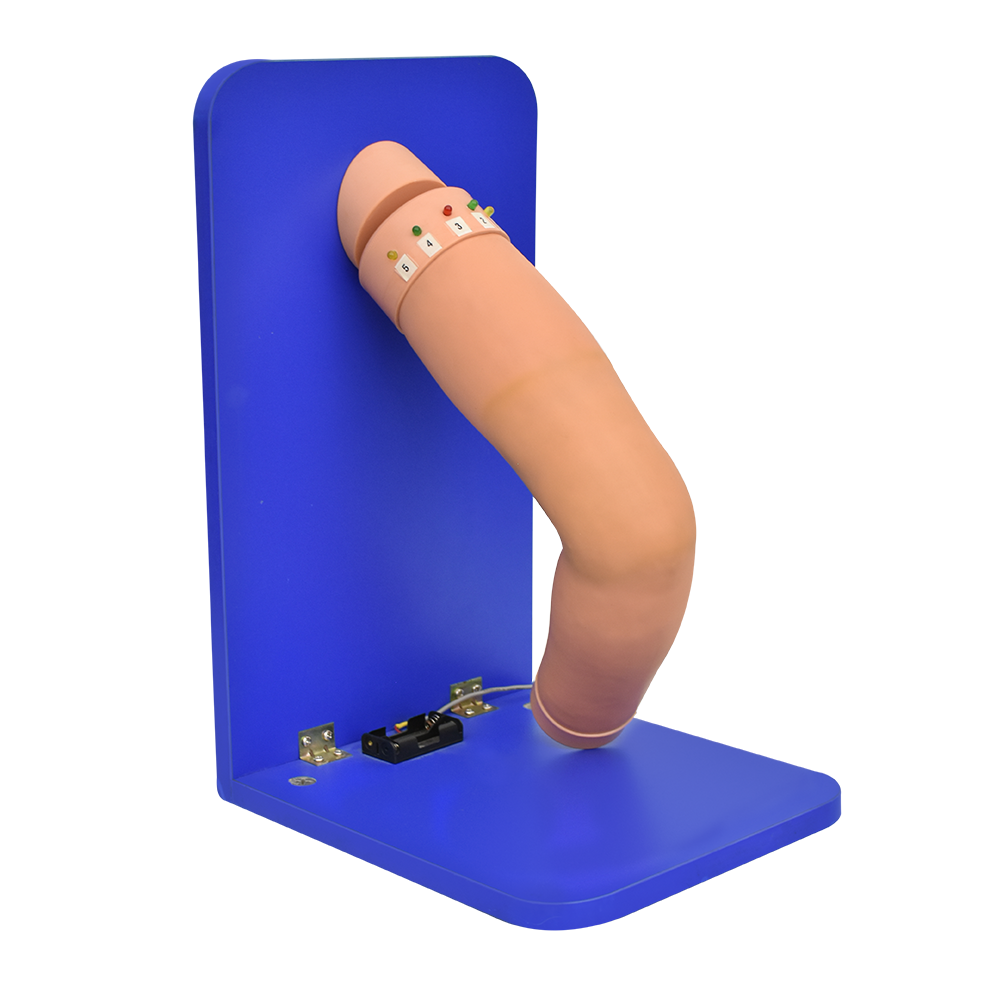Simulador de inyección de articulación de codo