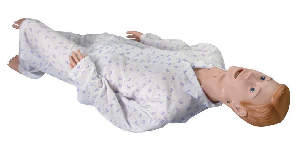 Simulador de entrenamiento de enfermeria computarizado inalámbrico