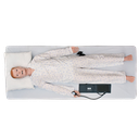 Maniquí de enfermería con presión sanguínea y pulso.
