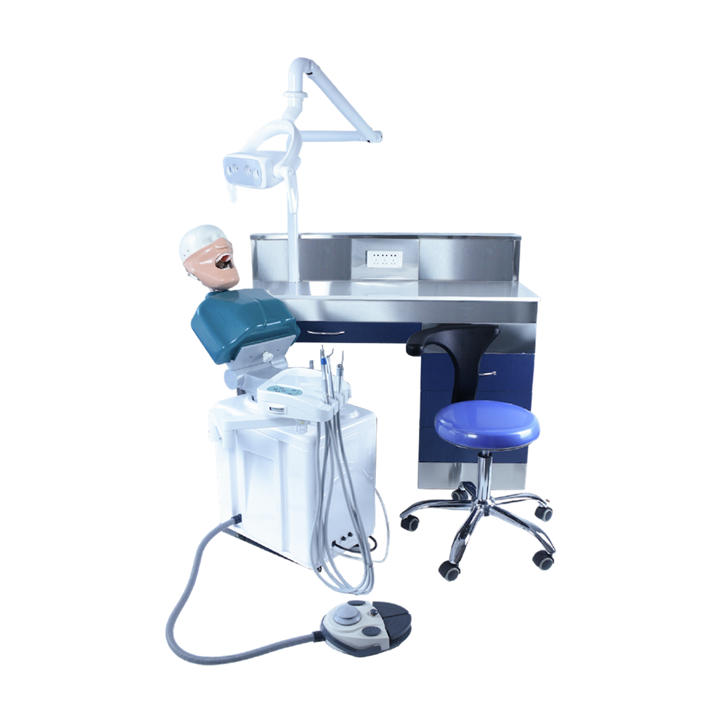 Simulador para cuidados dentales / estación de trabajo