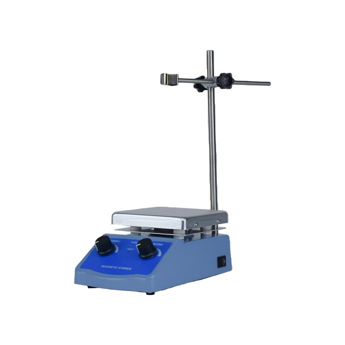 Mezclador magnético de placa caliente con doble control con barra de agitación