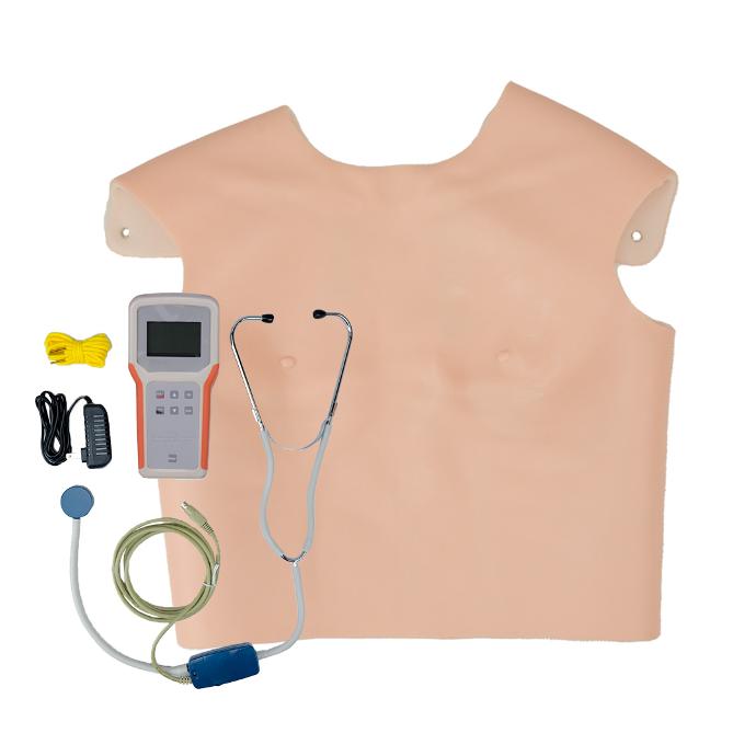 Chaleco para la auscultación con sonidos cardio pulmonares