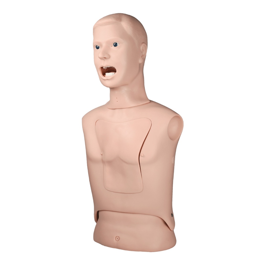 Simulador de entrenamiento para frotis nasofaríngeo