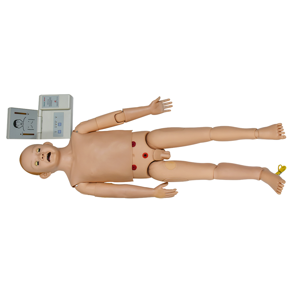 Maniquí de enfermería completo de niño con RCP (5 años)