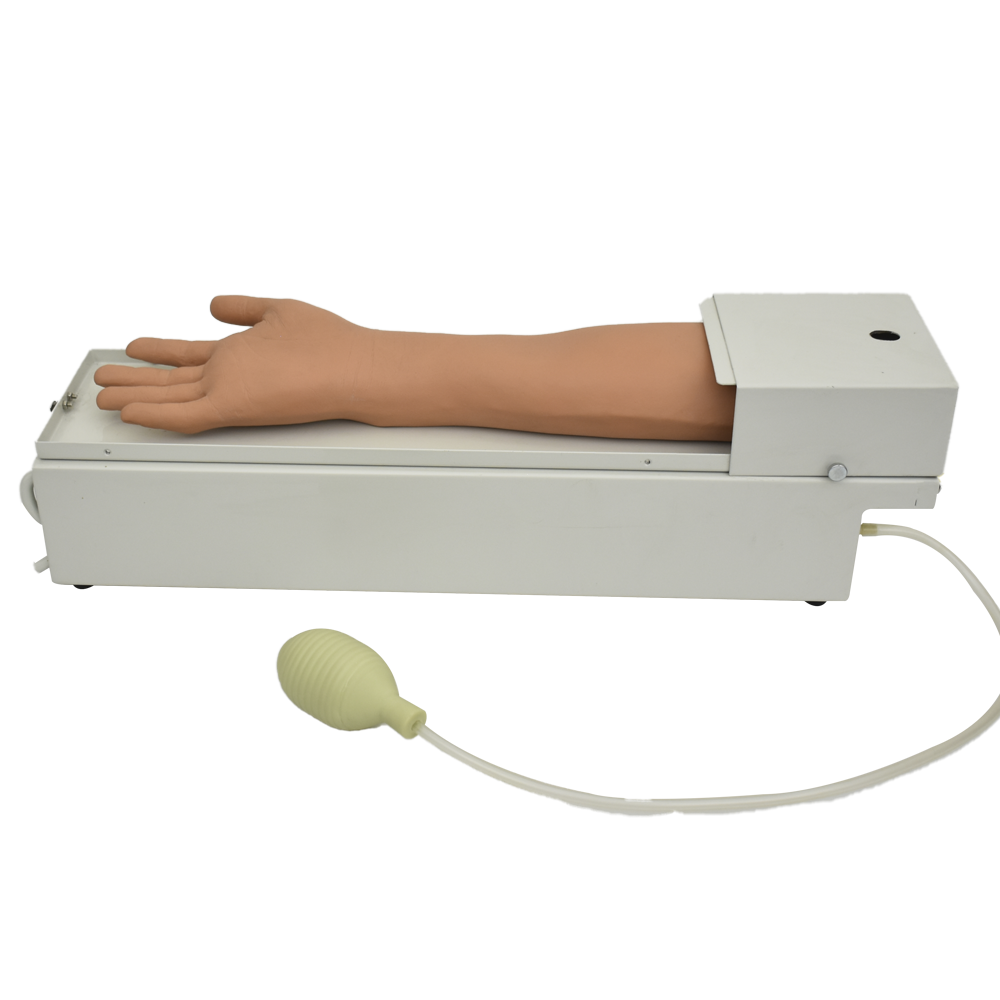 Simulador rotable para punción de arteria radial en brazo