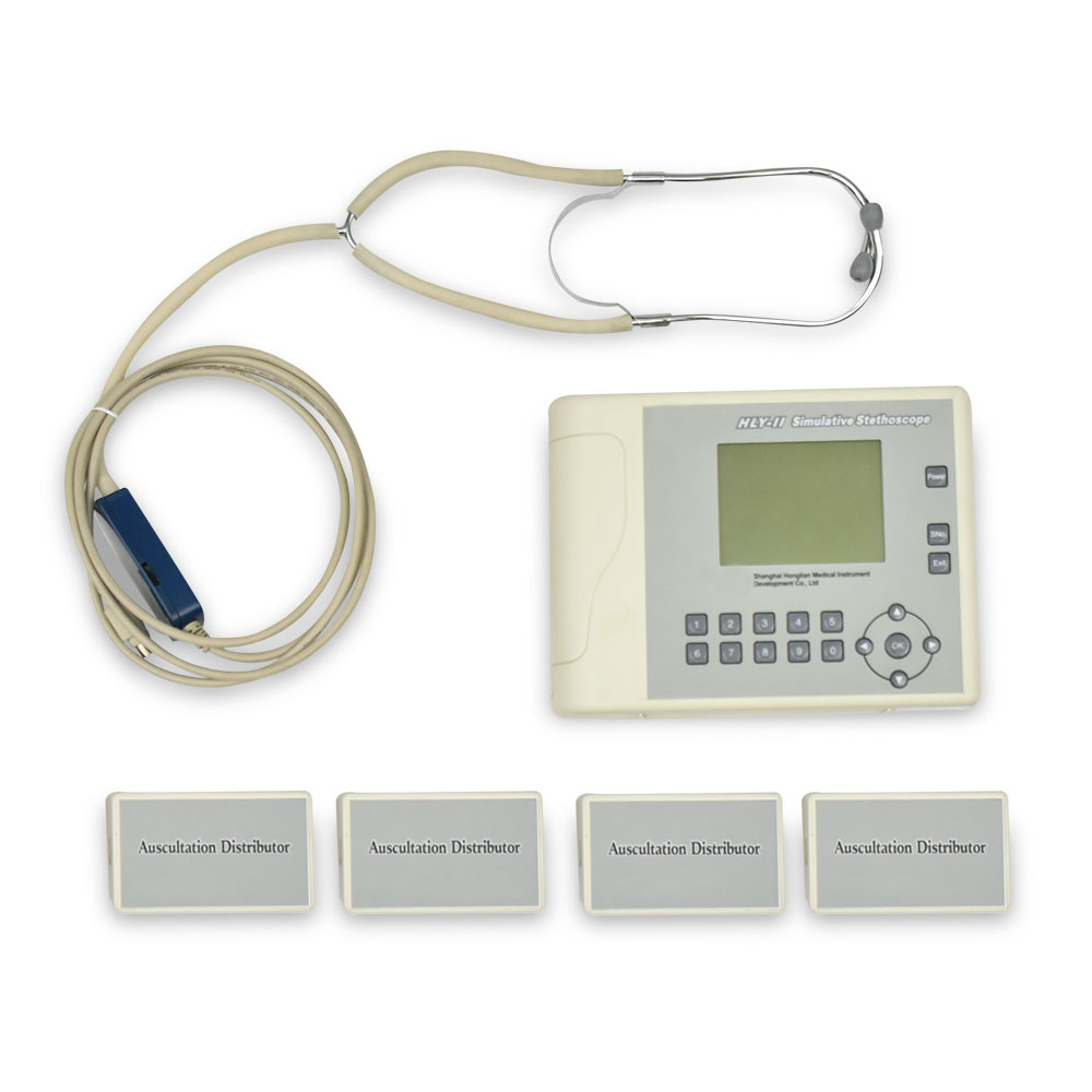 Simulador de estetoscopio, ritmos cardíacos, pulmonares, abdominales y vasculares