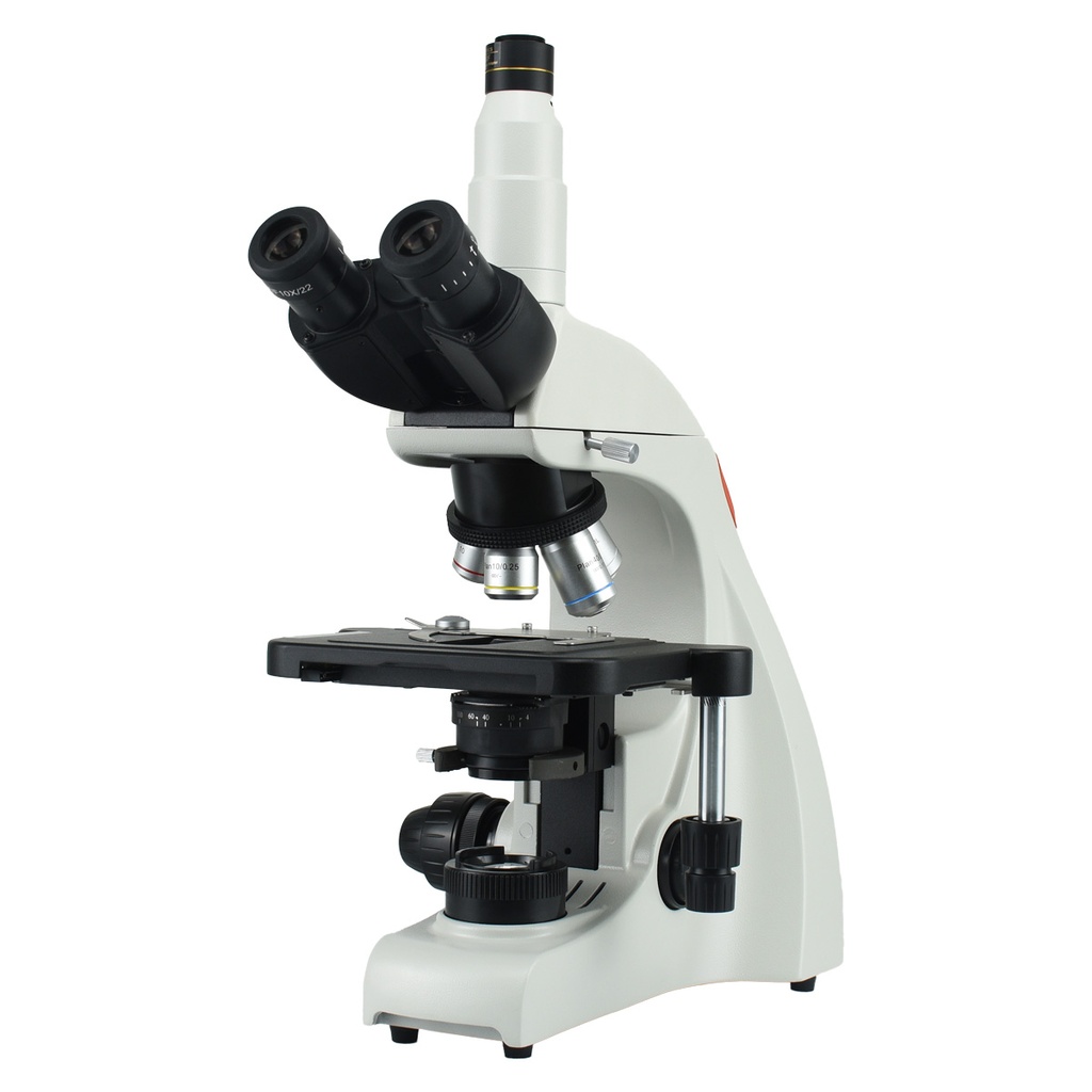 Microscopio biológico trinocular