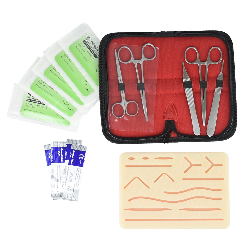 Set para prácticas de sutura