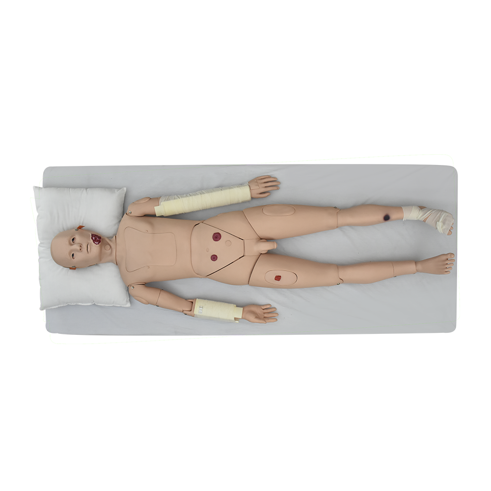 Simulador de paciente para la práctica de fijación de fracturas expuestas y primeros auxilios