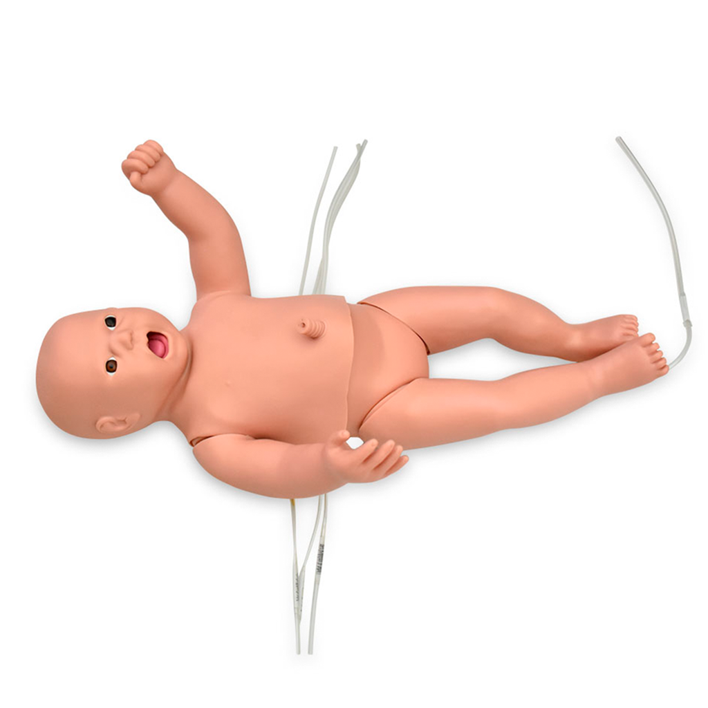 Neonatal de enfermería con funciones de rcp, auscultación, desfibrilación, marcapasos y electrocardiograma (ecg).
