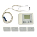 Simulador de estetoscopio con 43 tipos de ritmos cardíacos, pulmonares y abdominales de neonatal
