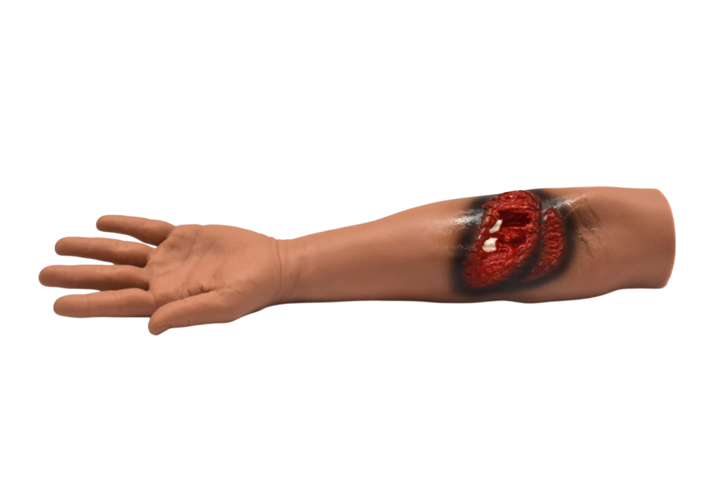 Brazo para entrenamiento de sangrado