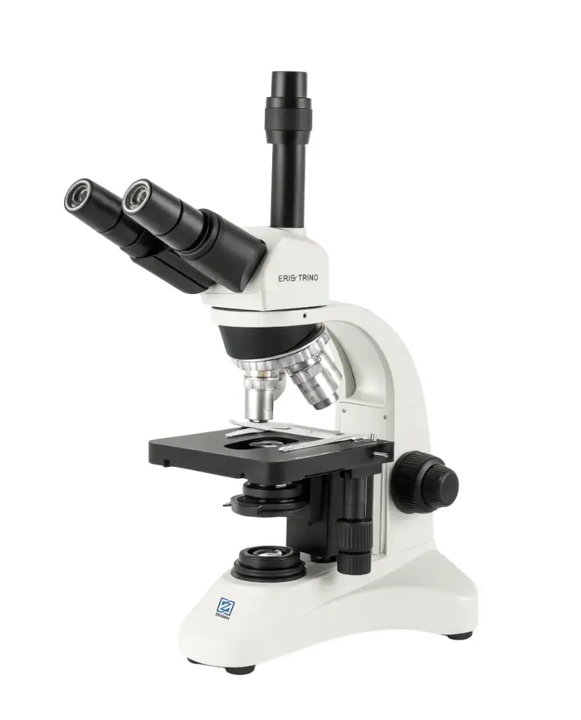 Microscopio biológico trinocular