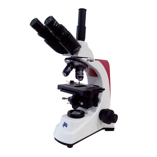 Microscopio biológico trinocular sin 100x