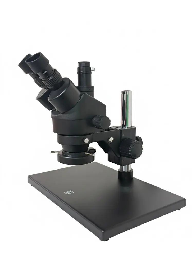 Microscopio estereo zoom para reparación de tarjetas electrónicas