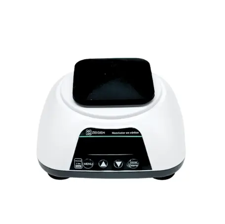 Agitador vibratorio (vortex) velocidad variable 0-3000rpm digital con plataforma de hule para vacutainer y otra para multi tubos