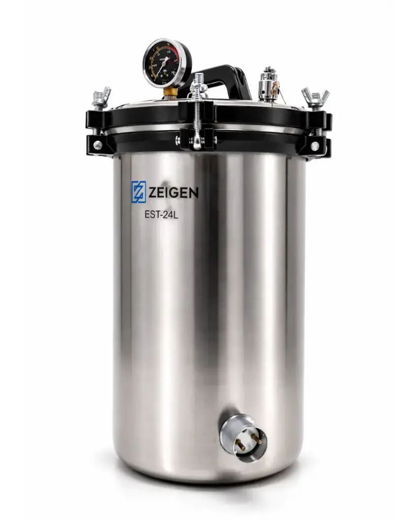 Autoclave esterilizador eléctrica capacidad de 24 lts.