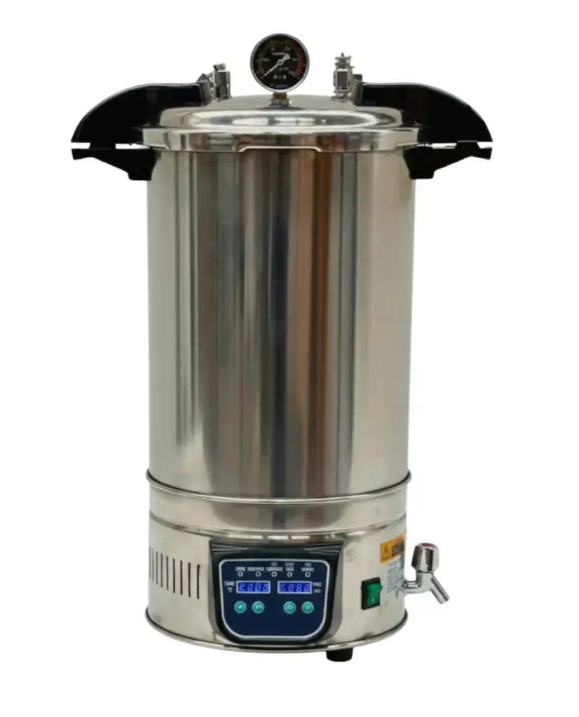 Autoclave esterilizador portátil digital de 24 litros