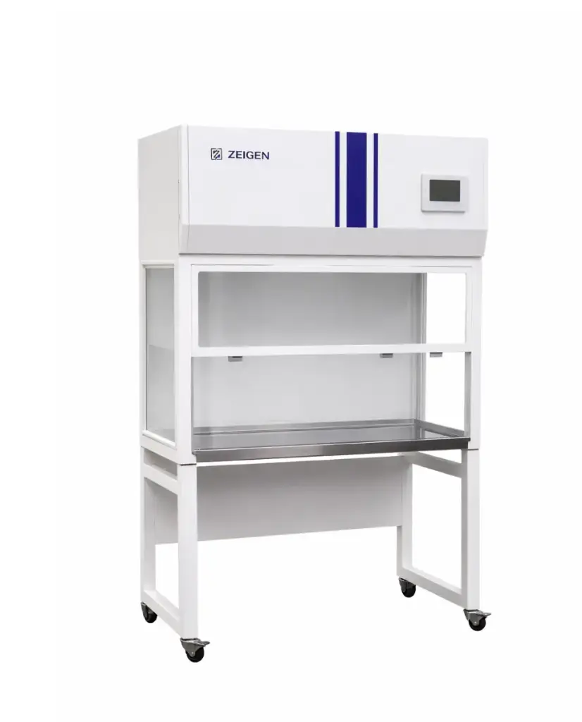 Campana de flujo laminar vertical PCR. Sistema de filtrado de presión HEPA