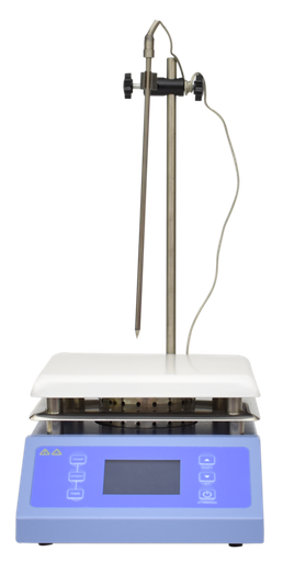 [AGI-CER-DIG] Agitador magnético digital con calentamiento, para 5 litros, charola de cerámica con timer para la educación