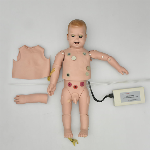 [INF-ACLS] Maniqui de neonato para entrenamiento de habilidades acls (soporte vitall cardiaco avanzado), en situaciones de emergencia.