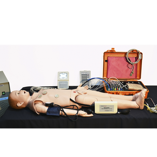 [INF-ACLS-5-RED] Maniqui infantil (5 años) para entrenamiento en situaciones de emergencia (comprehensivo). acls