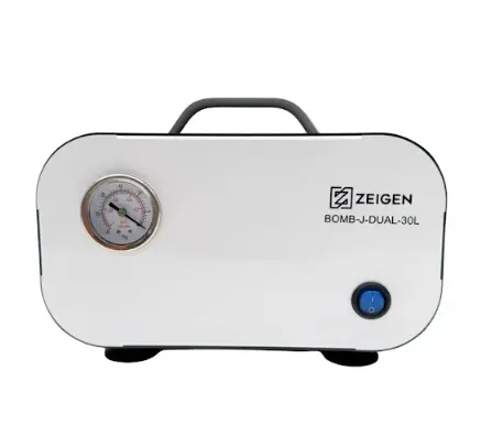 [BOMB-J-DUAL-30L] Bomba de vacio de diafragma sin aceite de 10 litros por minuto (copia)