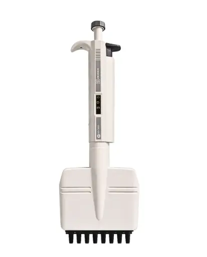 [PIP-MULT-8-300] Pipeta de 8 canales, volumen variable en incrementos de 5ul con rango de 50-300ul
