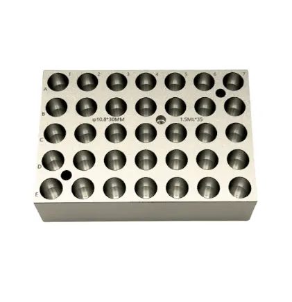 [PLACA-1.5-BAÑO-SECO] Micro placa para incubadora termostática baño seco de 48x0.5ml (copia)